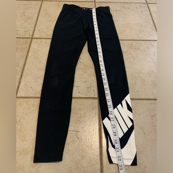 Nike Black "JUST DO IT." Big Logo Leggings - Size XS/TP - Picture 5 of 5
